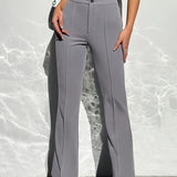 Hüfthebende Gerade Anzughose für Damen