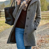 Nuriye - Langärmeliger Wintermantel