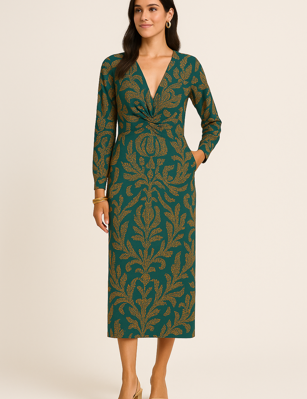 HERBERGER | Damen Midikleid luftig-leicht für Sommer