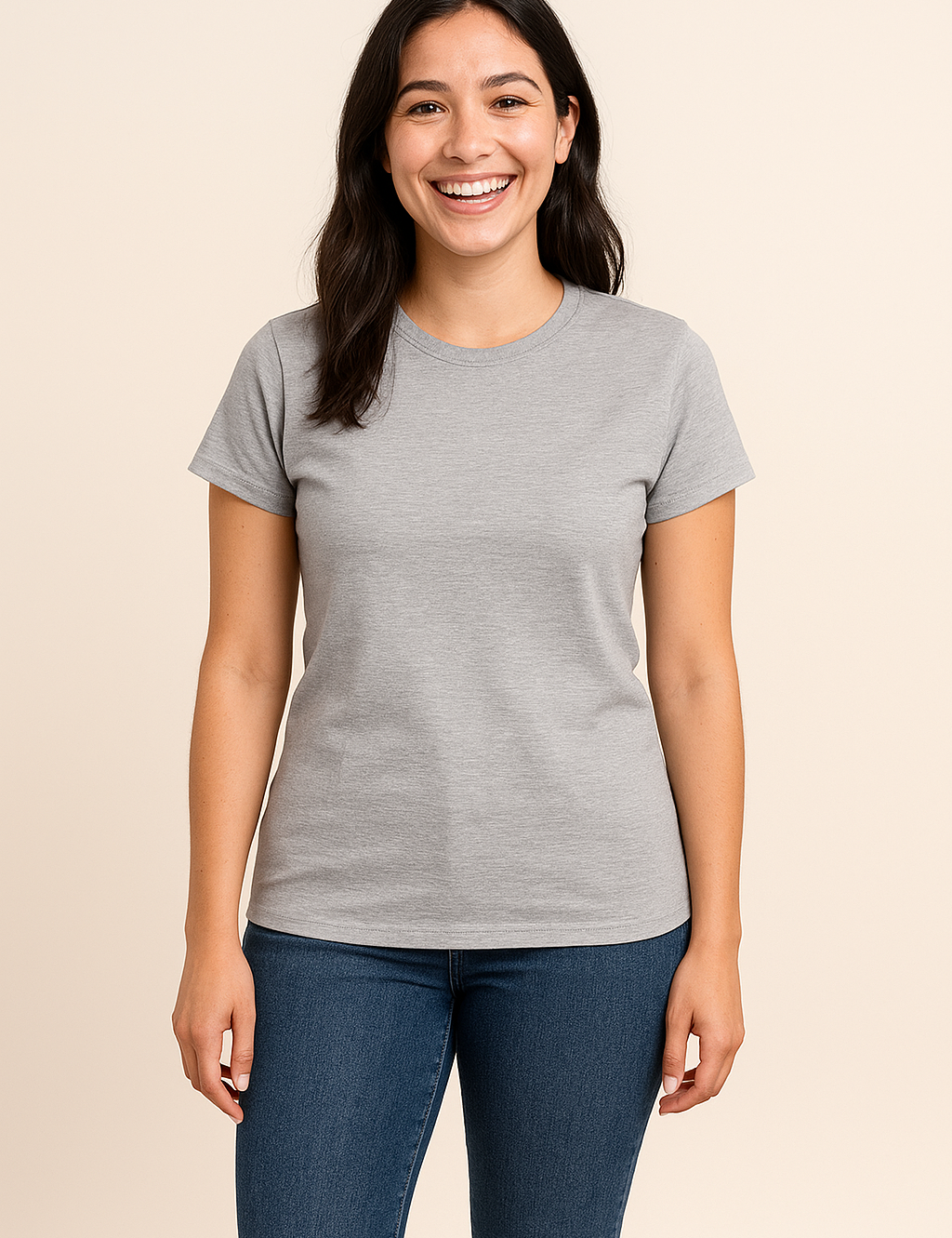 HERBERGER | Damen T-Shirt Baumwolle mit klassischem Schnitt für Freizeit & Stil
