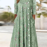 Wiesenfrisch Midi Kleid