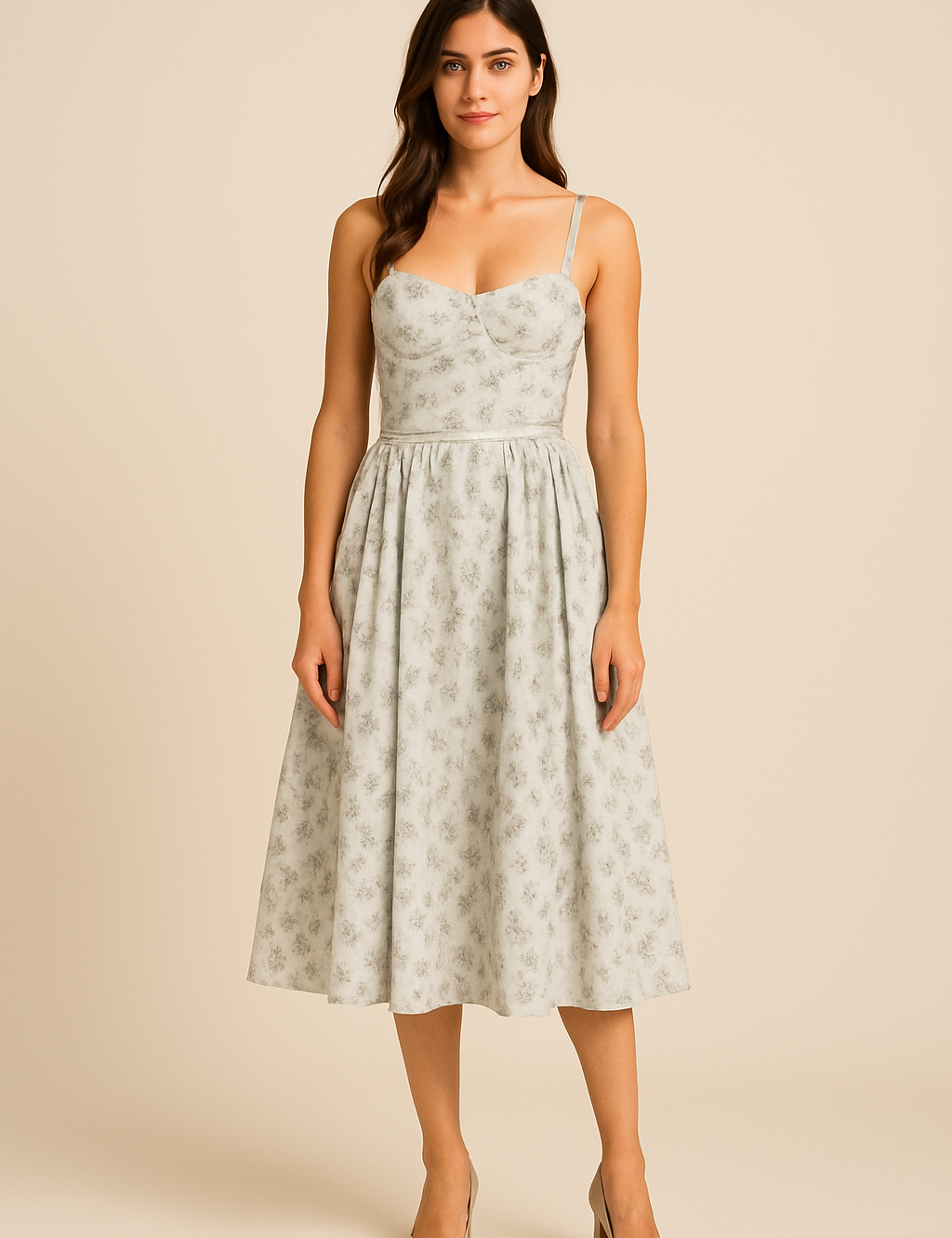 HERBERGER | Damen Sommerkleid mit V-Ausschnitt luftig-leicht