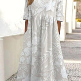 Zeitloses Rundhalskleid