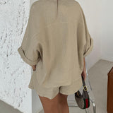 Lena Elegantes Locker Sitzendes Zweiteiler Set