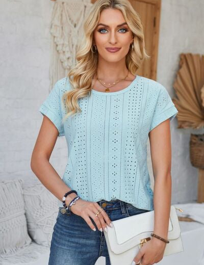 Sommerstruktur Kurzarmshirt