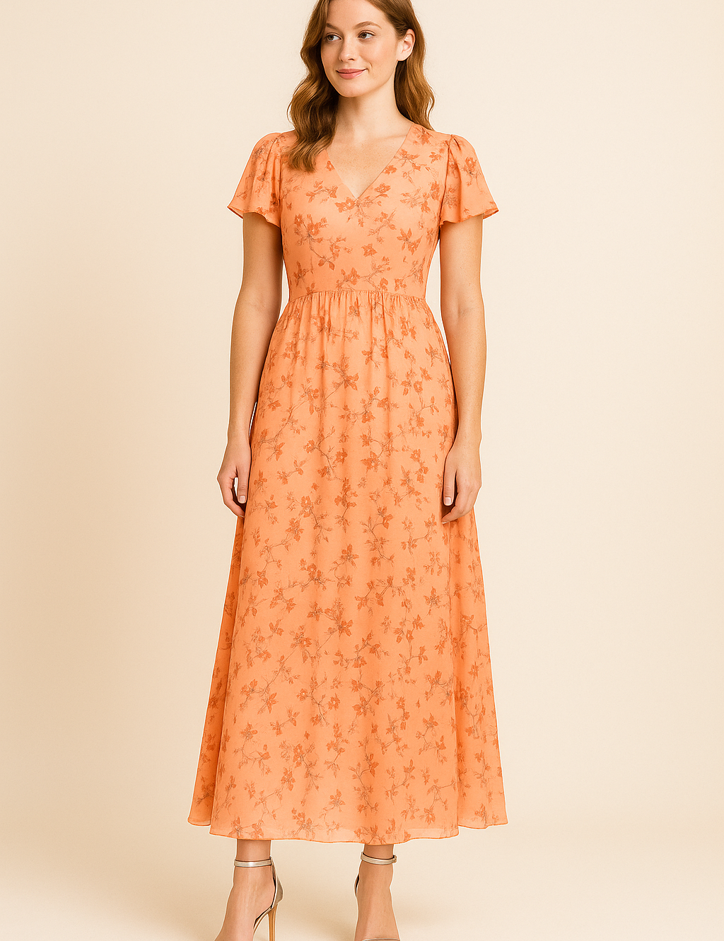 HERBERGER | Atmungsaktives Damen Midikleid elegant für Sommer