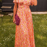 Ruth | Langes Kleid mit V-Ausschnitt