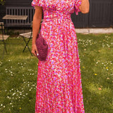 Ruth | Langes Kleid mit V-Ausschnitt