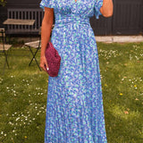 Ruth | Langes Kleid mit V-Ausschnitt