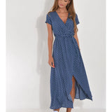 Eva™ - Stilvolles V-Ausschnitt-Kleid