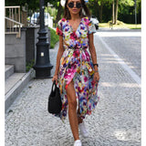 Eva™ - Stilvolles V-Ausschnitt-Kleid