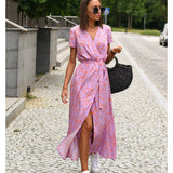 Eva™ - Stilvolles V-Ausschnitt-Kleid