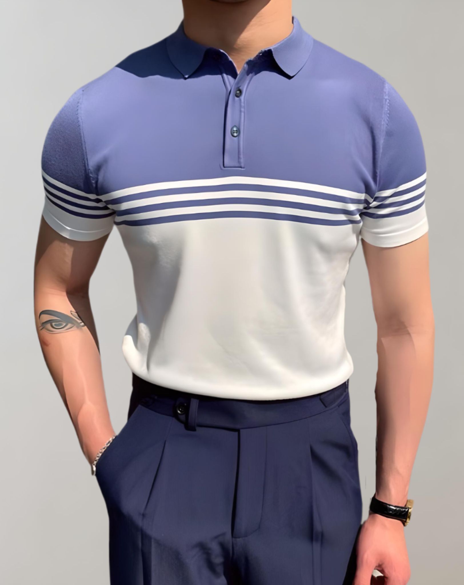 Zentralstil Herren Langarm Langarmshirt